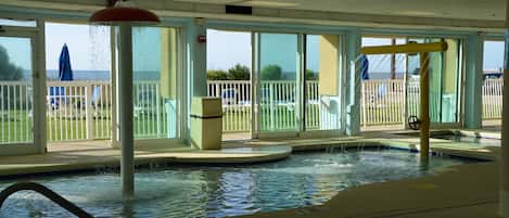 Indoor pool, outdoor pool