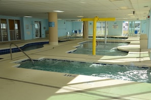 Indoor pool, outdoor pool