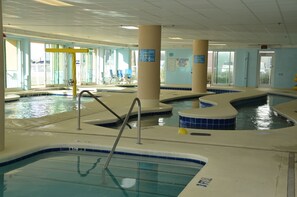 Indoor pool, outdoor pool