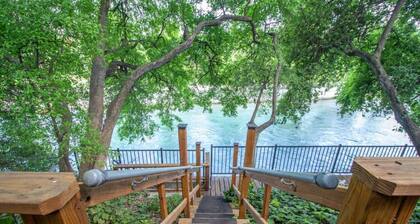 Haus w / yksityinen Comal-joen pääsy ja suuri ulkoterassi! NB: n sydämessä!