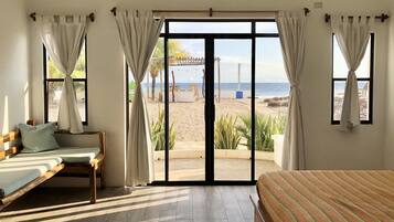 Deluxe Double Room, 1 Queen Bed, Sea View (Room 4) (No Air conditioning) | Premium bedding, blackout drapes, travel crib, free WiFi