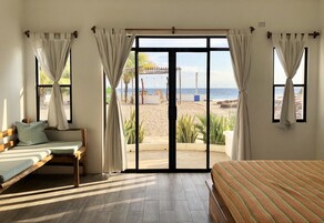 Deluxe Double Room, 1 Queen Bed, Sea View (Room 4) (No Air conditioning) | Premium bedding, blackout drapes, free WiFi, bed sheets