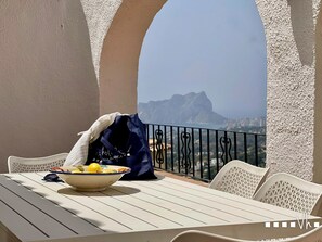Outdoor dining - Villa RULLE in Benissa – House for 6 people with private pool, sea views and fireplace (Benissa)