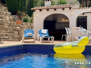 Pool - Villa RULLE in Benissa – House for 6 people with private pool, sea views and fireplace (Benissa)