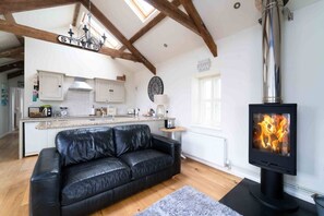 Télévision, cheminée