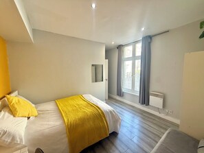 1 bedroom, iron/ironing board, free WiFi, bed sheets