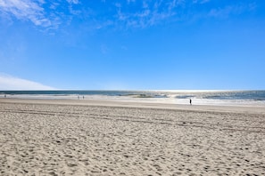 On the beach