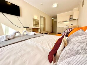 Wi-fi (mot et tillegg) og sengetøy