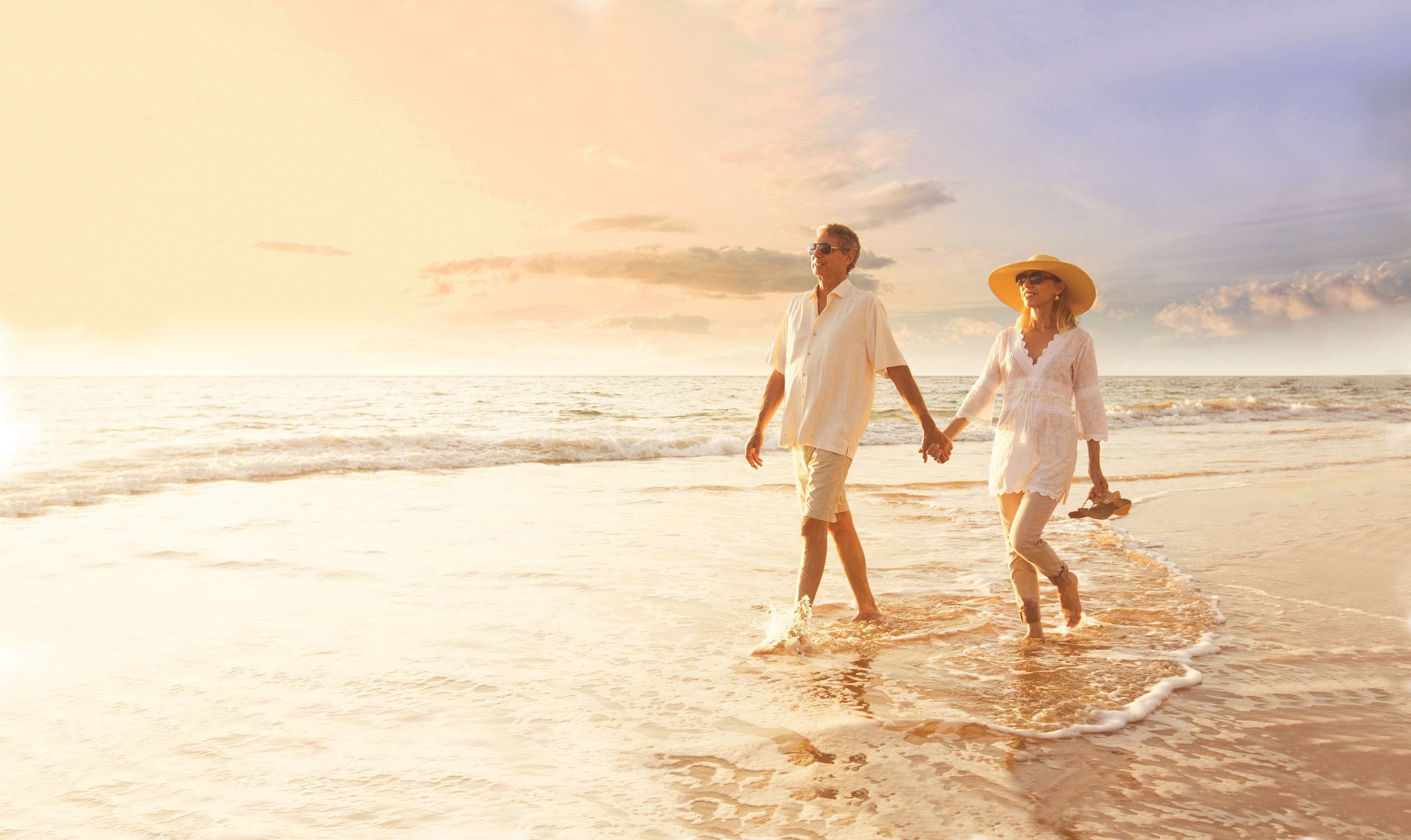 On the beach, beach bar