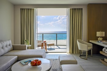 Hotel room view looking out at Amrit Ocean Resort and Residences - Singer Island