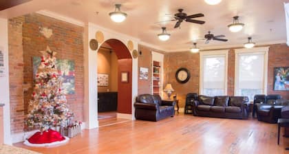 Lodge: 15 bedrooms, Sleeps 70, Pool, Hot Tub, Skiing, 5 acres of Park Space!