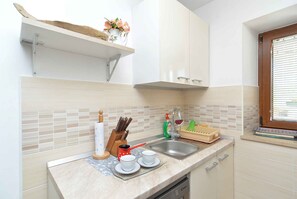 Fridge, microwave, oven, stovetop - Holiday home with a/c (Sošići)