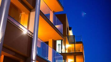 Front of property – evening/night