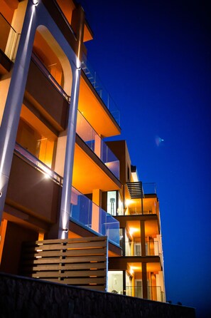 Front of property – evening/night
