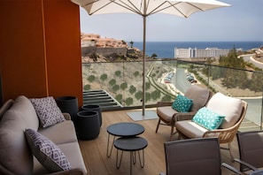 Premium-lejlighed - 3 soveværelser - balkon (4 adults + 2 children Type D) | 3 soveværelser, premium-sengetøj, dundyner, pengeskab på værelset