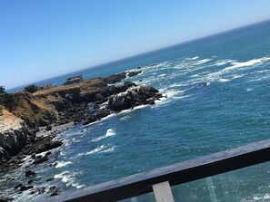 Balcony - The Castle Inn of the Lost Coast (Whitethorn)