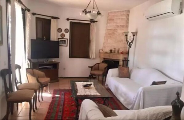 Villa, 1 lit double | Salle de séjour