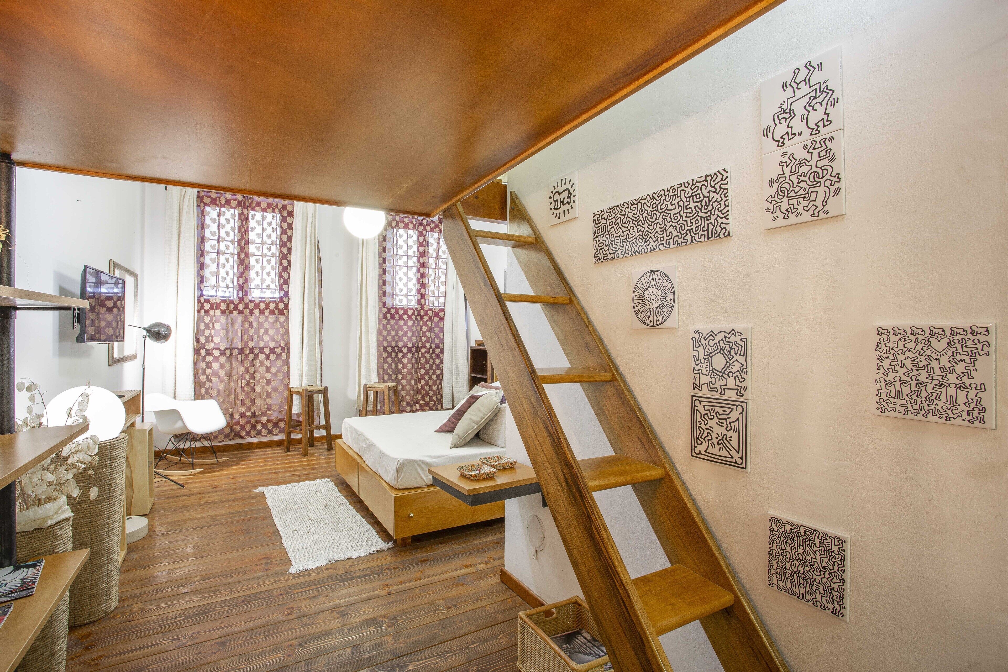 1 habitación, tabla de planchar con plancha, wifi gratis y ropa de cama 