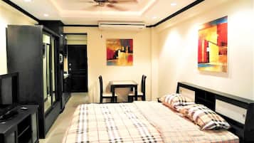 Studio | Wi-Fi dan seprai linen