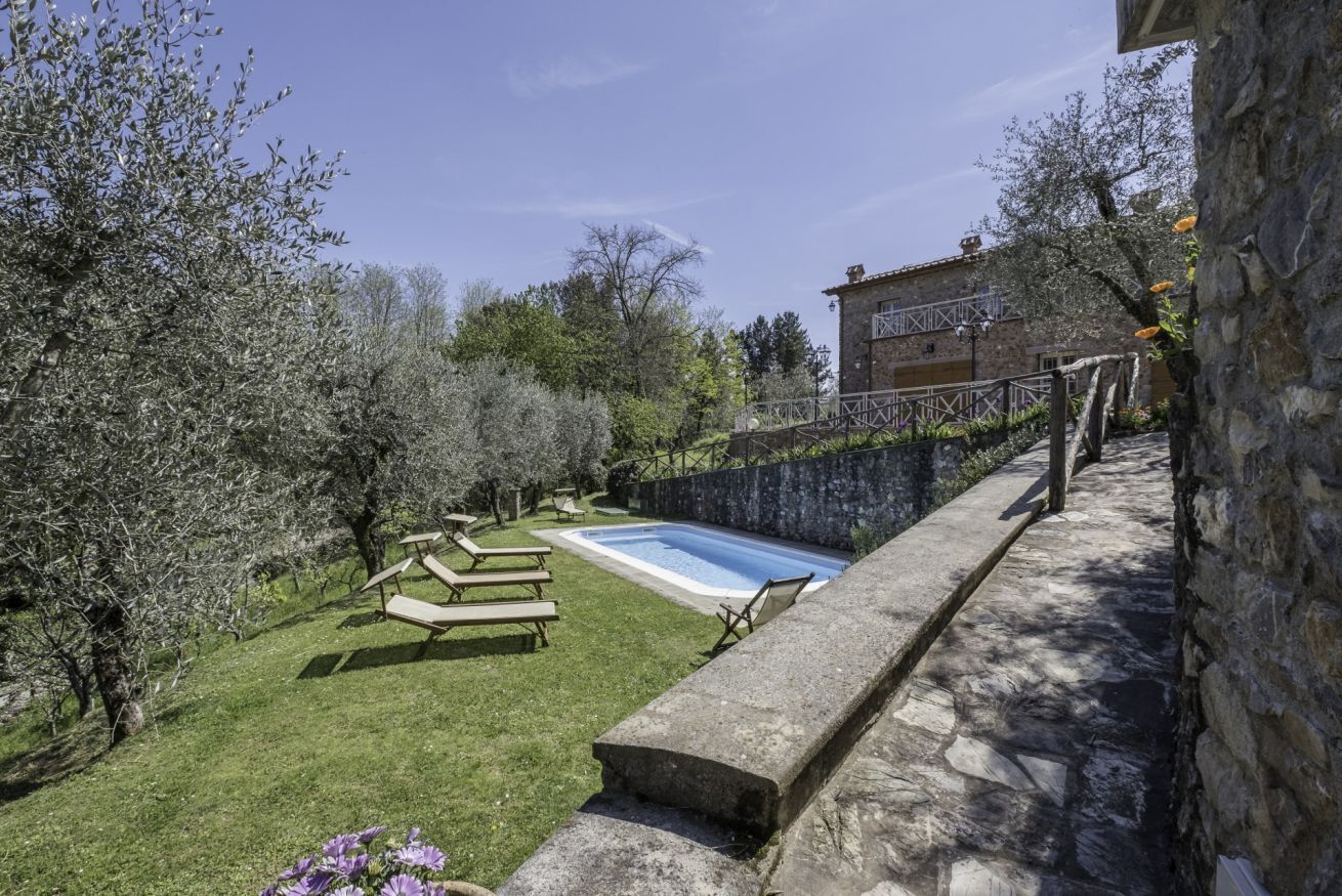 Una piscina riscaldata
