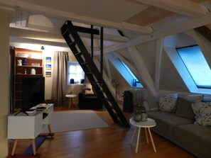 Superior Studio | Egyptian cotton sheets, premium bedding, pillowtop beds, minibar - Blue Wall BnB - business apartments (Gebenstorf)