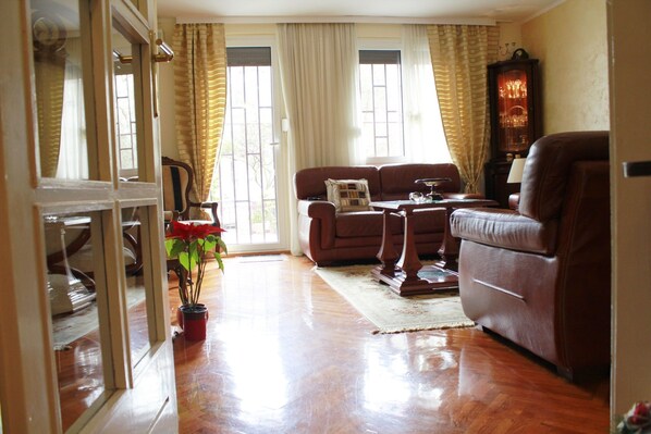 Apartment, 1 Double Bed with Sofa bed | Living area | Flat-screen TV - Family Holiday Home (Budva)