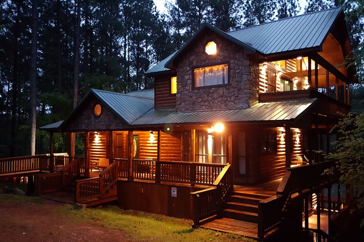 Comfort-Ferienhütte, mit Bad, Seeblick (Larger 4BR-Green) | Aussenbereich
