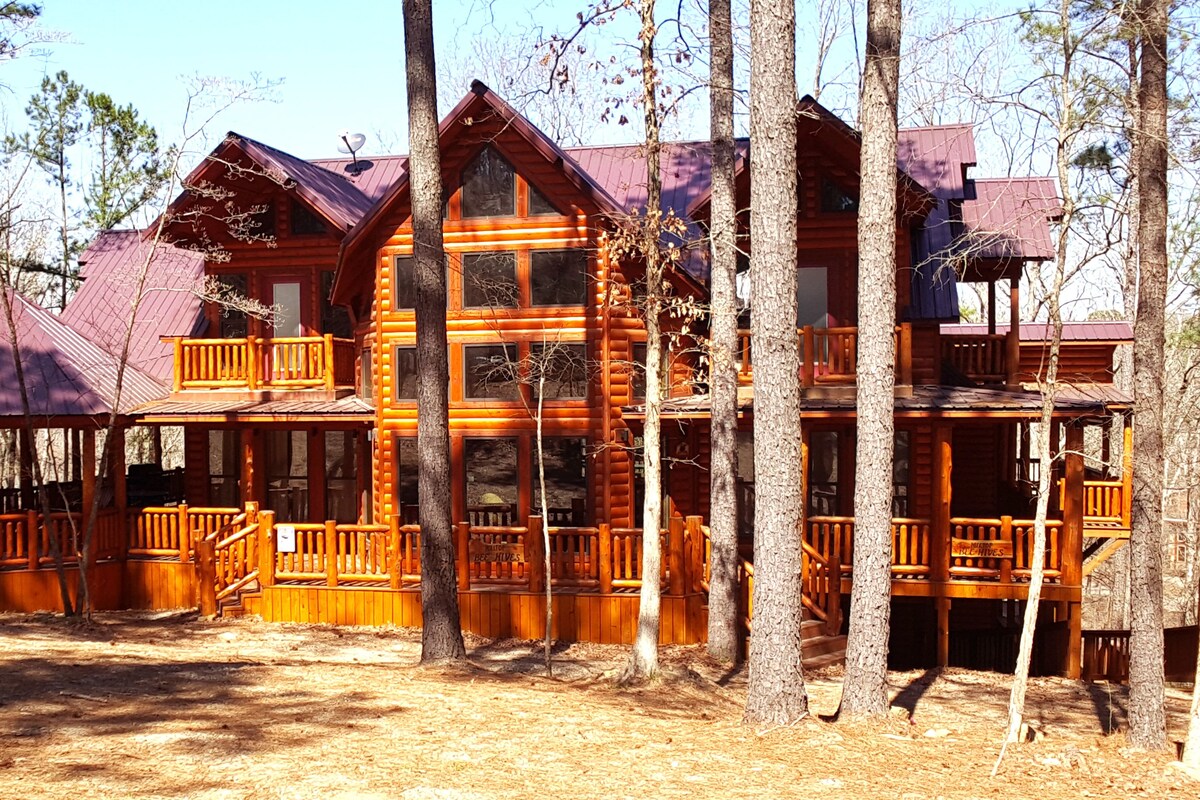 Luxury-Ferienhütte, barrierefrei, mit Bad (6BR-Bee) | Aussenbereich