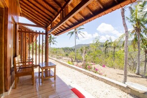 Habitació amb dos llits individuals Deluxe, 2 llits individuals, vistes a la muntanya | Balcó