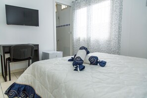 Habitación doble clásica | 1 habitación, ropa de cama de alta calidad y camas con efecto memoria 