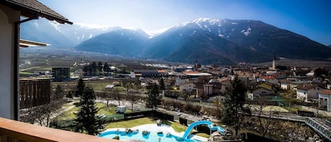 Camera doppia, 1 letto matrimoniale, vista montagna | Vista dalla camera