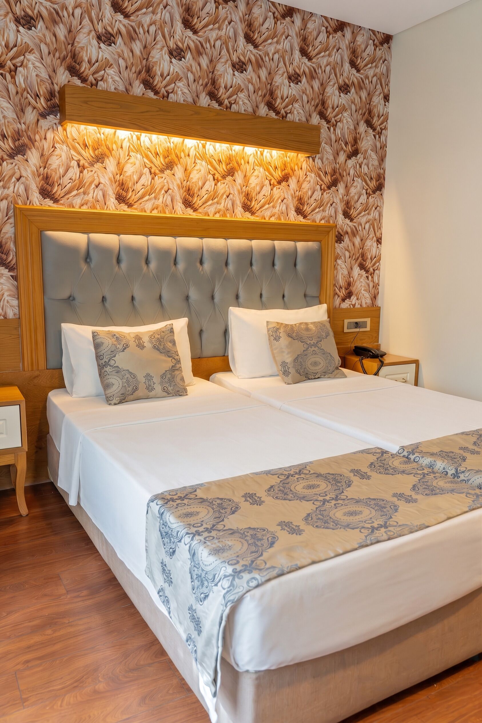 Chambre Standard avec lits jumeaux | Draps en coton égyptien, literie de qualité, minibar, coffre-fort