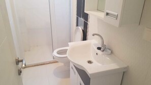 Family Apartment, 3 Bedrooms, Mountain View | Bathroom