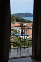 Panoramic Apartment, 1 Queen Bed with Sofa bed, Terrace, Sea View | Terrace/patio