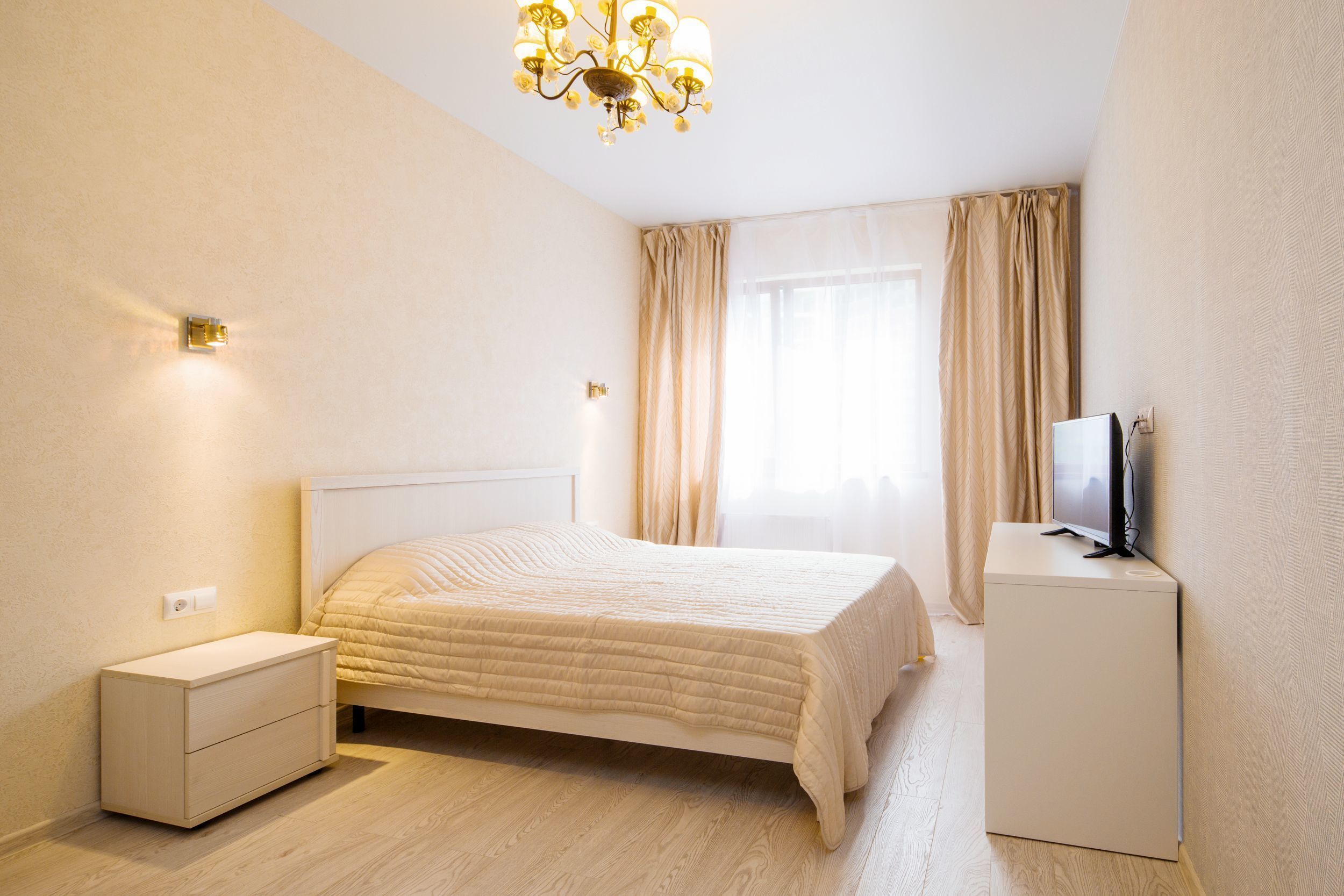 Comfort-Apartment, 2 Schlafzimmer | Wohnbereich | LCD-Fernseher