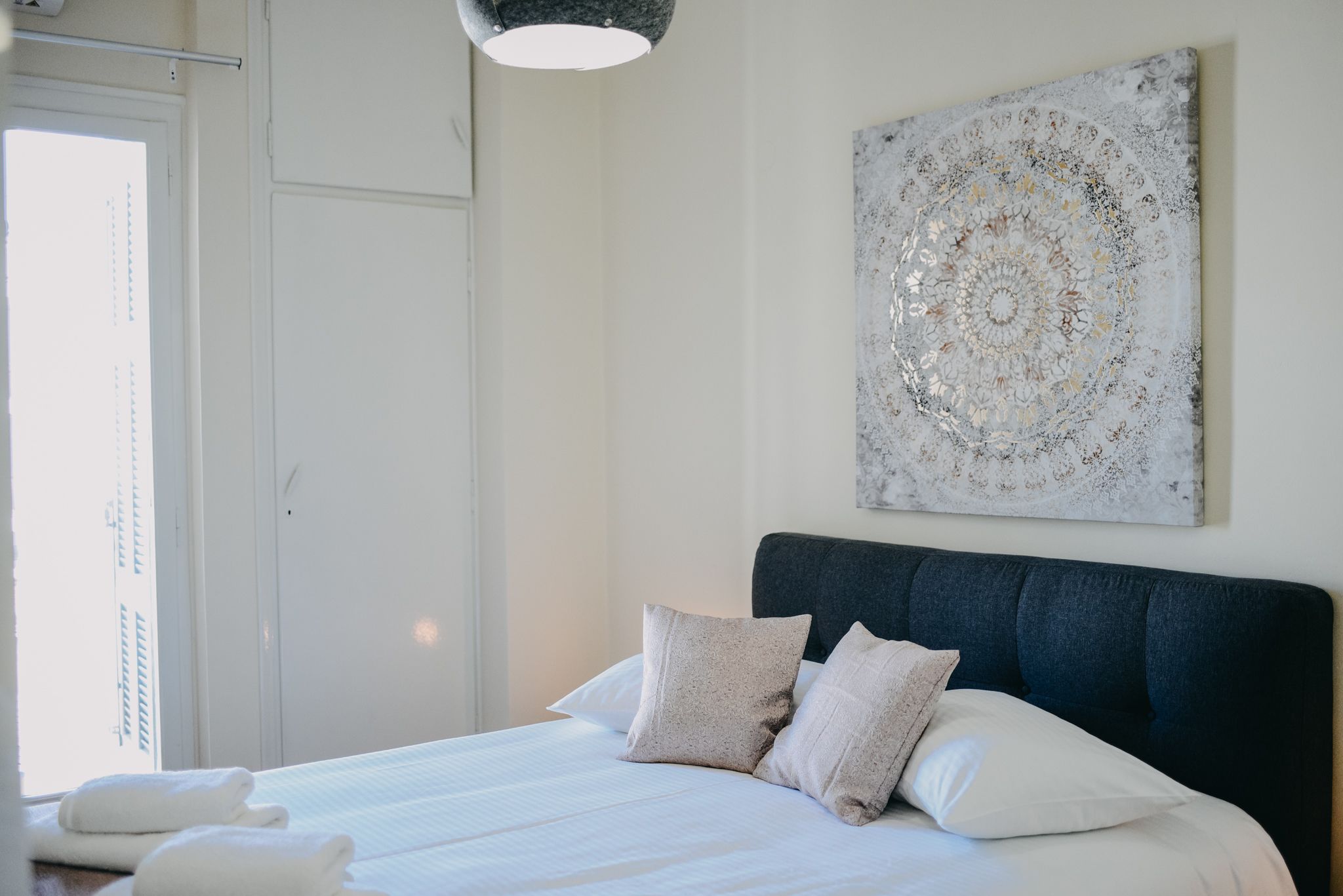 Comfort-huoneisto, 1 keskisuuri parisänky ja vuodesohva, keittiö | 2 makuuhuonetta, yksilöllisesti sisustettu, yksilöllisesti kalustettu