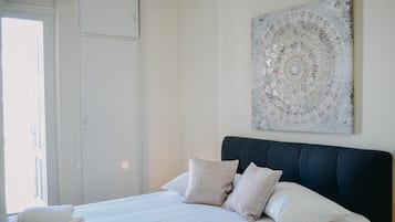 Comfort-huoneisto, 1 keskisuuri parisänky ja vuodesohva, keittiö | 2 makuuhuonetta, yksilöllisesti sisustettu, yksilöllisesti kalustettu