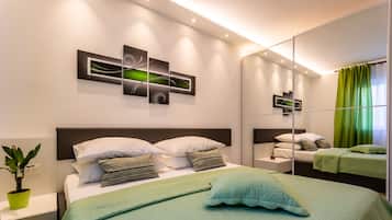 Classic Apartment, 1 Bedroom, Courtyard View | In-room safe, individually decorated, blackout curtains, soundproofing