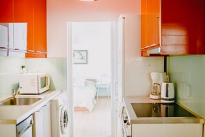 Panoramic-Apartment, 1 Queen-Bett und Schlafsofa, Balkon, Stadtblick