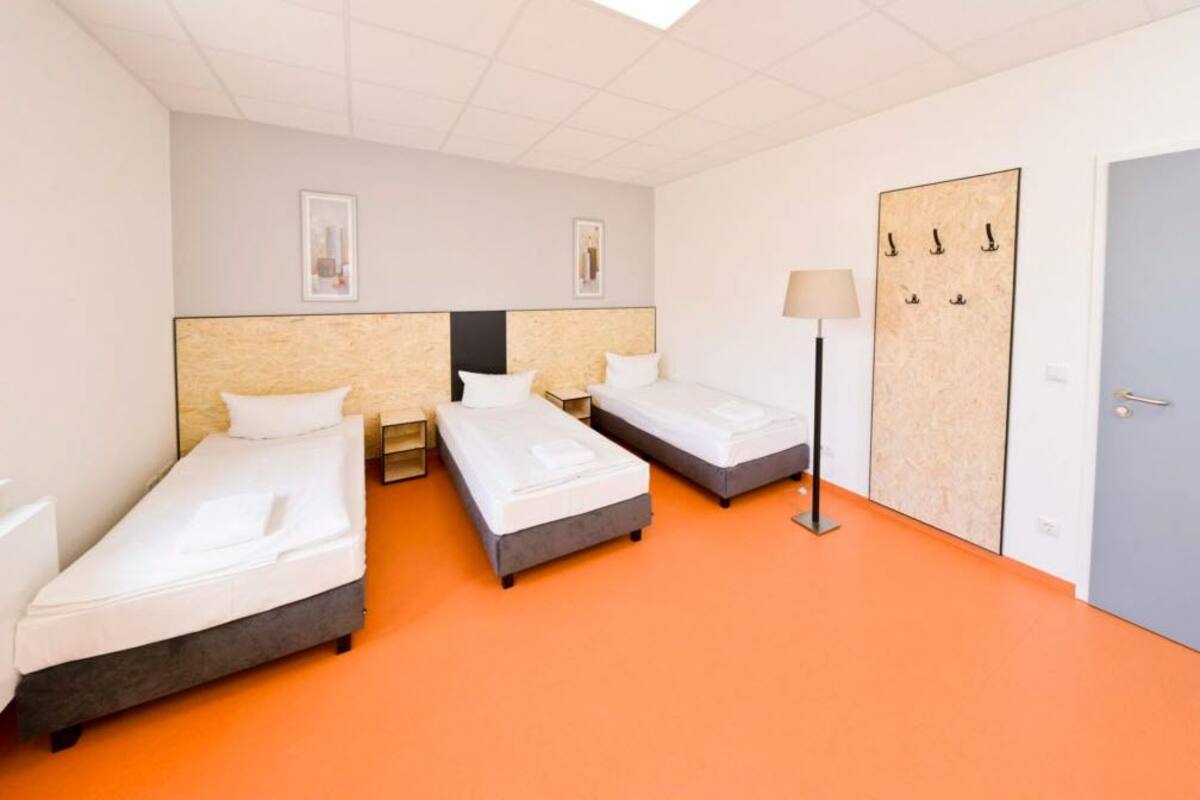 Hypo-allergenic bedding, blackout curtains, soundproofing