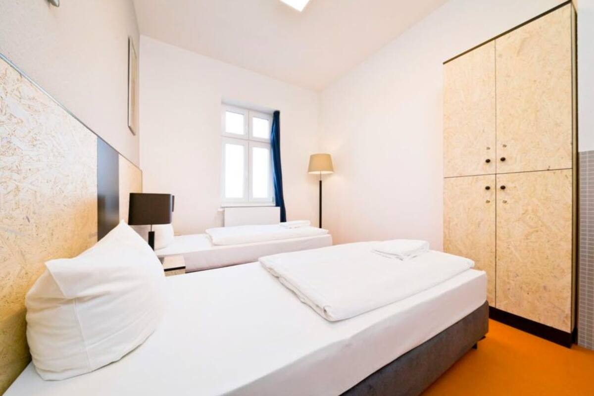 Hypo-allergenic bedding, blackout curtains, soundproofing
