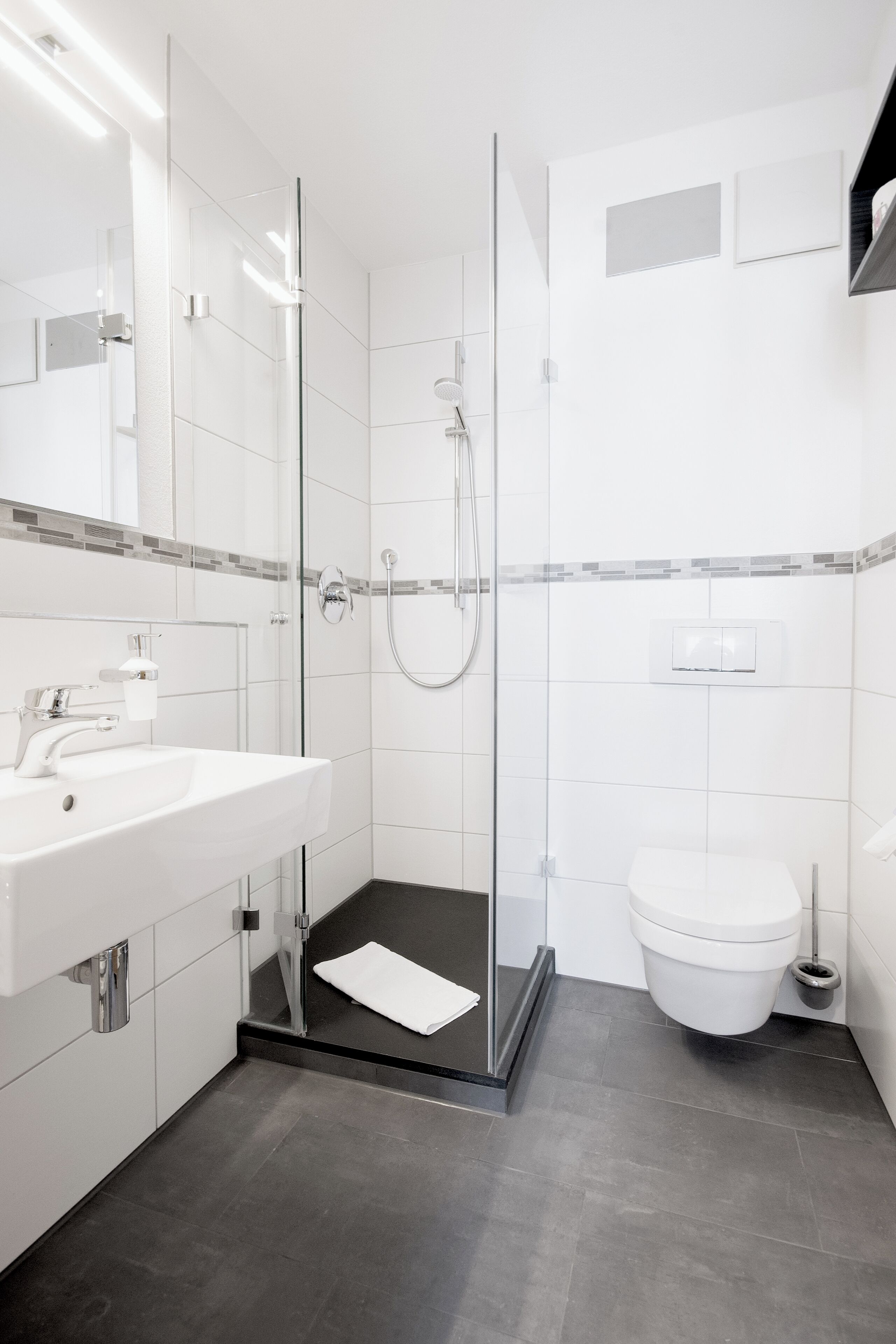 Dusche, Handtücher