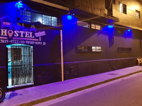 Front of property – evening/night