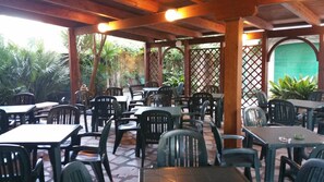 Lunch and dinner served, local cuisine