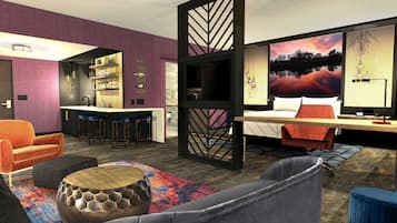 Junior-Suite, 1 King-Bett | Minibar