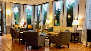 Sitteområde i lobbyen