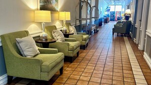 Sitteområde i lobbyen