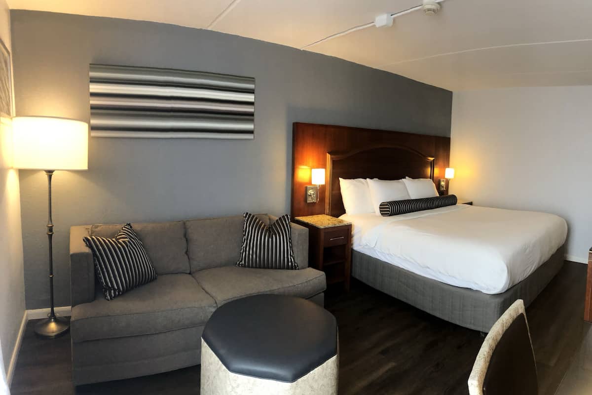 Classic Single Room | Living area | 40-inch flat-screen TV with cable channels, TV