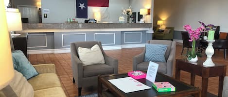 Zona de estar del vestíbulo