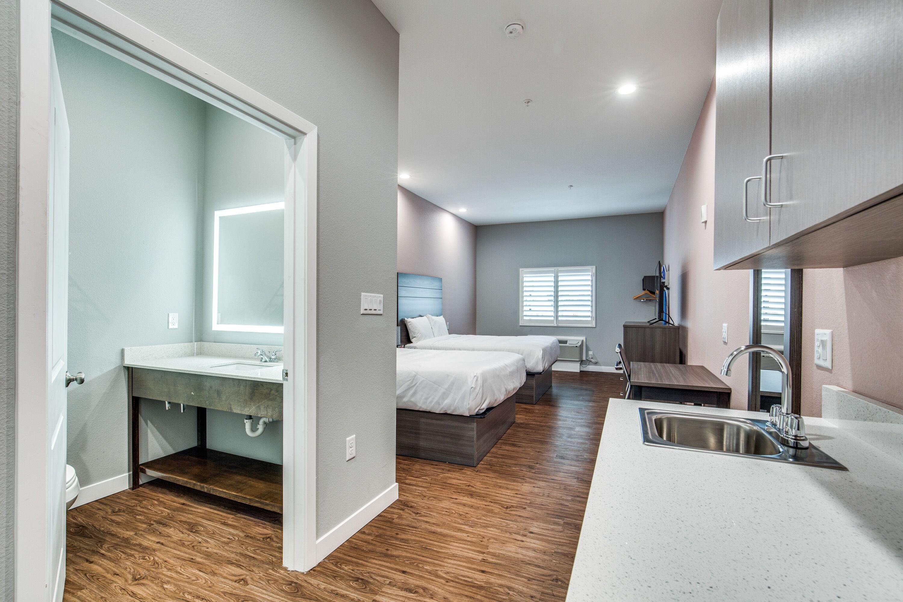 Standard Room, 2 Queen Beds | Desk, laptop workspace, iron/ironing board, free WiFi